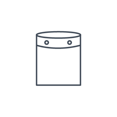 Пакет-саше с открытым дном